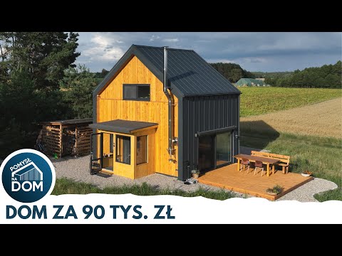 Michał z żoną zbudował dom bez kredytu.90 tys. zł za 56 m2- Pomysł na Dom #64