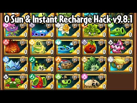 0 Sun & Instant Recharge Hack v9.8.1 | Download Link In The Description | Plants vs. Zombies 2