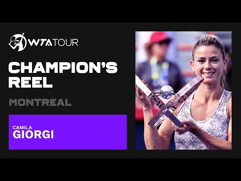 Camila Giorgi the GIANT-KILLER ⚔️ The 2021 champion's best points from Montreal!