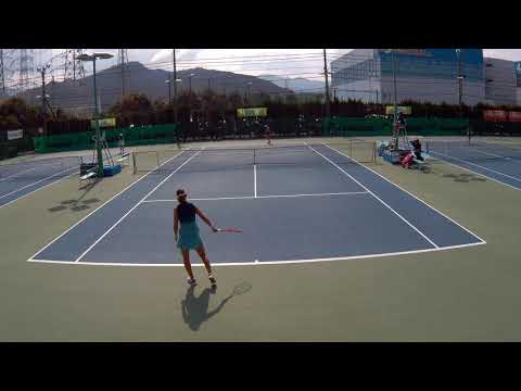 2019.3.1 リウ・ファンジョウ vs 桑田寛子 6/9 女子シングルス本戦二回戦【富士薬品セイムス ウィメンズカップin大阪体育大学】