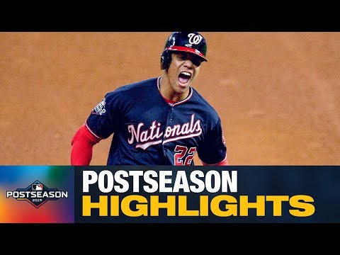 Juan Soto Postseason Highlights (Young Nationals phenom hits 5 HRs, 14 RBIs, .277 average)