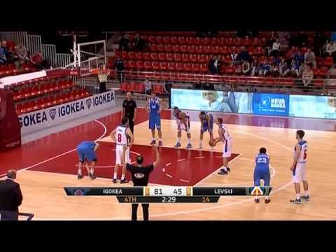 ABA Liga 2014/15, Round 10 match: Igokea - Levski (30.11.2014)
