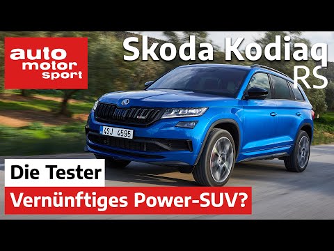 Skoda Kodiaq RS: Das fast vernünftige Power-SUV - Test/Review | auto motor und sport