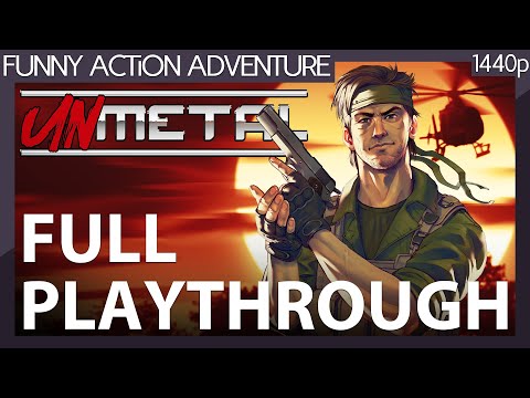 UnMetal (2021) Full Game Playthrough - Longplay - PC Gameplay (No commentary) 1440p
