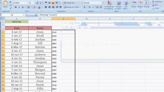 How to Sort Dates By Month and Day Only on Excel