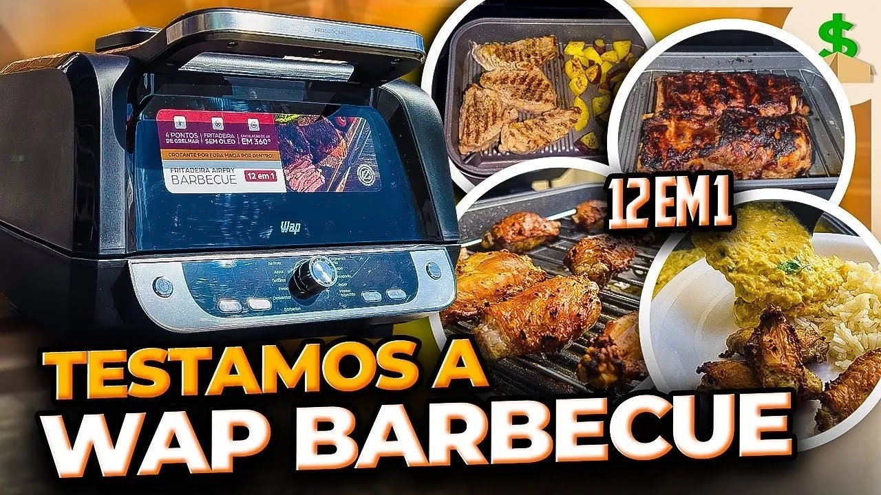 A MELHOR ANÁLISE da AIRFRYER WAP BARBECUE DIGITAL que você verá HOJE! Review + Testes + Como Usar ♨️