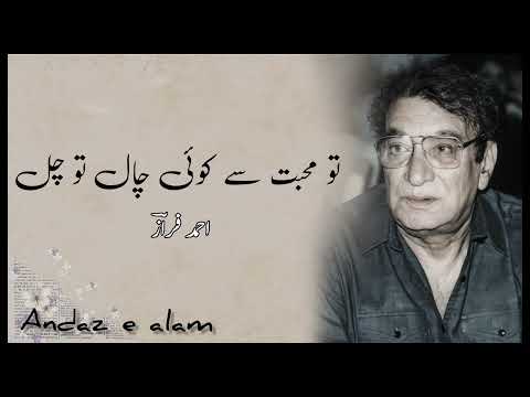 Tu Boht Dair se Mila Hai Mujhe | #Ahmad faraz #poetry