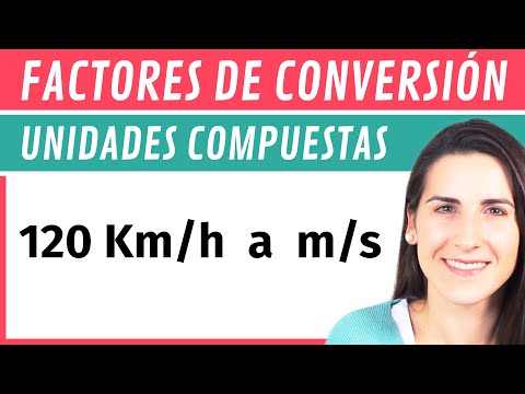 Conversión de UNIDADES COMPUESTAS por Factores de Conversión 🔁