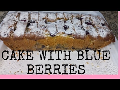 SIMPLE AND EASY CAKE WITH BLUE BERRIES SUPER YUMMY|JOMANA'SMIXVLOG #viral #video #fypシ #ofwqatar