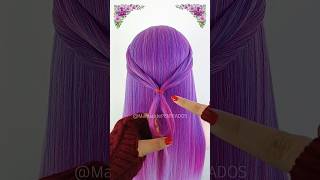 Easy hairstyle for girls 🎀 #braids #beauty #hair #viral #hairstyles