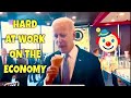 JOE BIDEN, Eating Ice Cream like George Costanza: "Our Economy is strong as Hell"