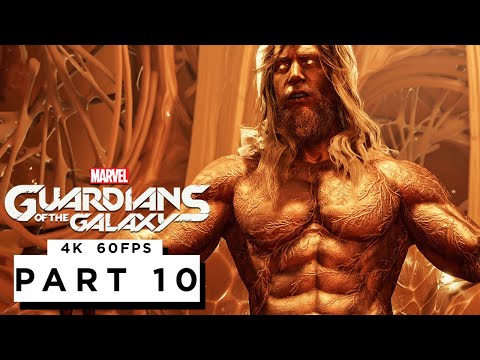 MARVEL'S GUARDIANS OF THE GALAXY Walkthrough Gameplay Part 10 - (4K 60FPS) RTX 3090 - No Commentary