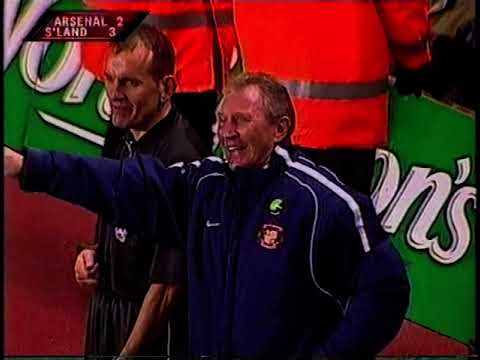 Arsenal 2-3 Sunderland Worthington Cup 3rd Round 2002/03