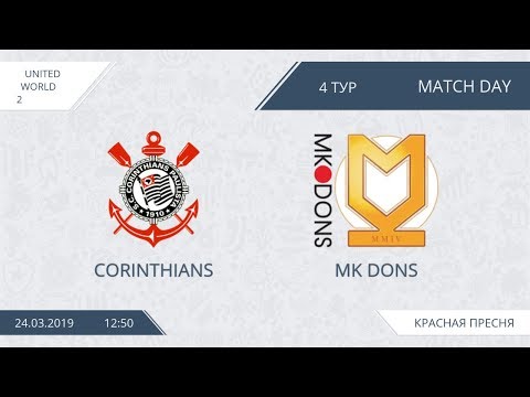 AFL19. United. World 2. Day 4. Corinthians - Mk Dons