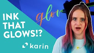 Karin Brushmarker Pro Neon Pens | UV Glowing Ink