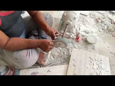 How to make 🇮🇳😍marble inlay floor design natural stone flower leaf India's best artist 