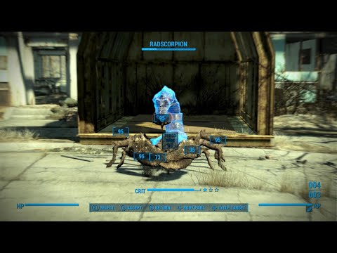 Fallout 4 | Every tamed Radscorpion caught in Radscorpion Cage.