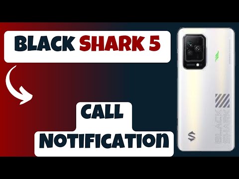 Black Shark 5 Led Light Call Notification || How to Enable Call Flash