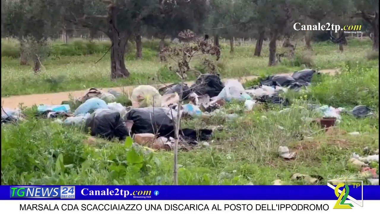 MARSALA C/DA SCACCIAIAZZO: UNA DISCARICA AL POSTO DELL'IPPODROMO