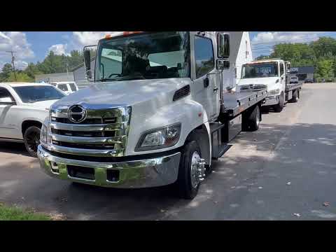 2019 Hino 258 Diesel Rollback Wrecker/Tow Truck