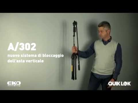Стійка для мікрофона Quik Lok A302 BK EU
