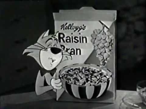 Kellogg's Raisin Bran (with Mr Jinks,Pixie & Dixie) Commercial | 1960 | US