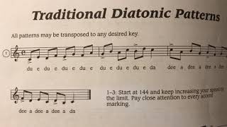 Scat #4: Traditional Diatonic Patterns