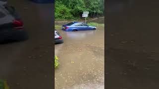 Raining day in Bournemouth England