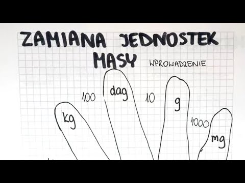 Sprytny sposób na zamianę jednostek masy! Musisz go znać!