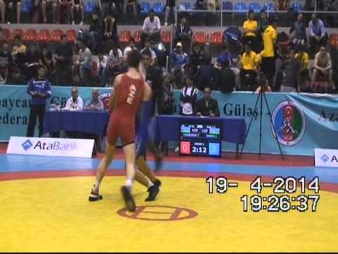 AWFCUP2014 / Tuncay Vazirzade - Islambek Dadov - GR cadet 69 kg gold medal match