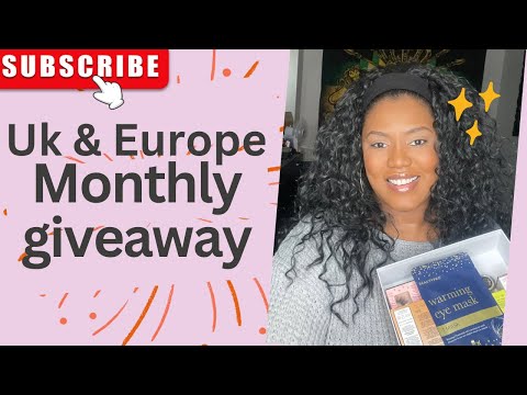 Uk & Europe Monthly Giveaway No6 Unboxing
