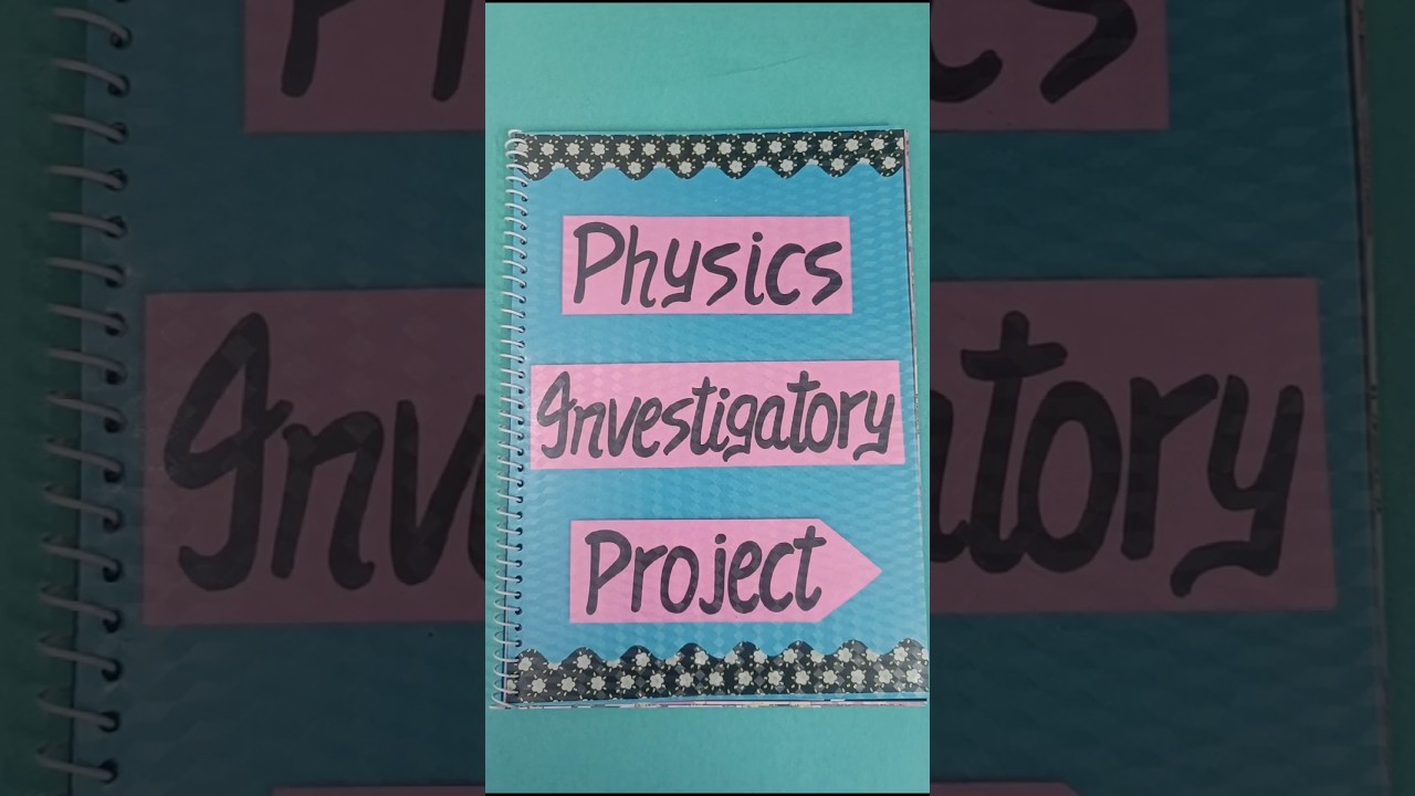 Physics Investigatory Project on Electromagnetic Induction Class12  @parulcreations #physicsproject