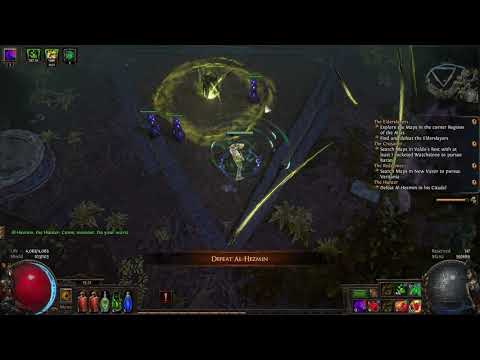 Path of exile 3.12 Poison Blade vortex Assassin Yellow hunter kill +Torment