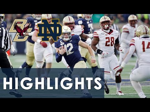 Boston College vs. Notre Dame | EXTENDED HIGHLIGHTS | 11/23/19 | NBC Sports