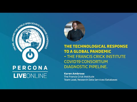 The Technological Response to a Global Pandemic Karen Ambrose Percona Live ONLINE 2020