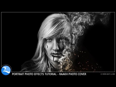 Neon Glow Effect Portrait Photoshop Tutorial
