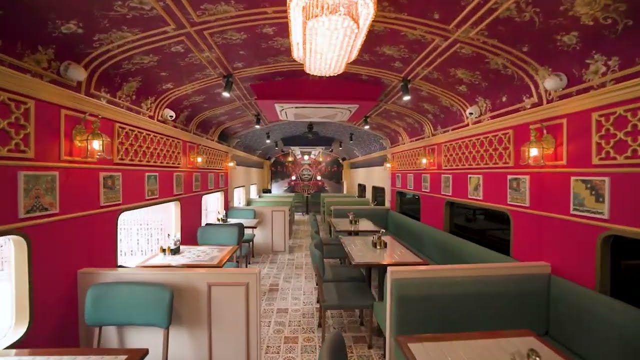 Train coach transformed into a unique restaurant by Focus Design Studio