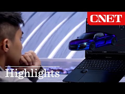 Gesture Controlled 3D Laptop Graphics! Asus Spatial Vision OLED Technology Reveal