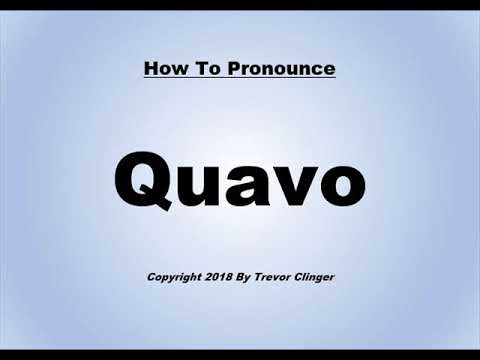 How To Pronounce Quavo (Rap Artist)