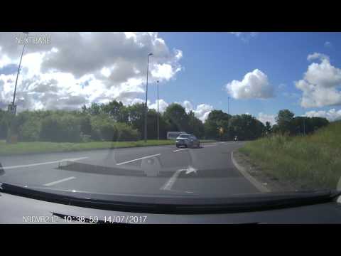Careless Driver - J62 A1(M) Roundabout