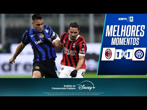 Gols e lances de Milan x Internazionale
