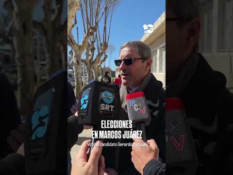 Gerardo Pasquali votó en Marcos Juárez