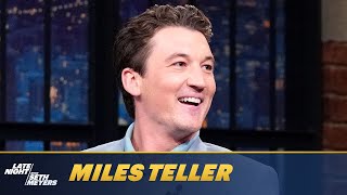 Miles Teller Had a Weird Allergic Reaction to a Jet While Filming Top Gun: Maverick
