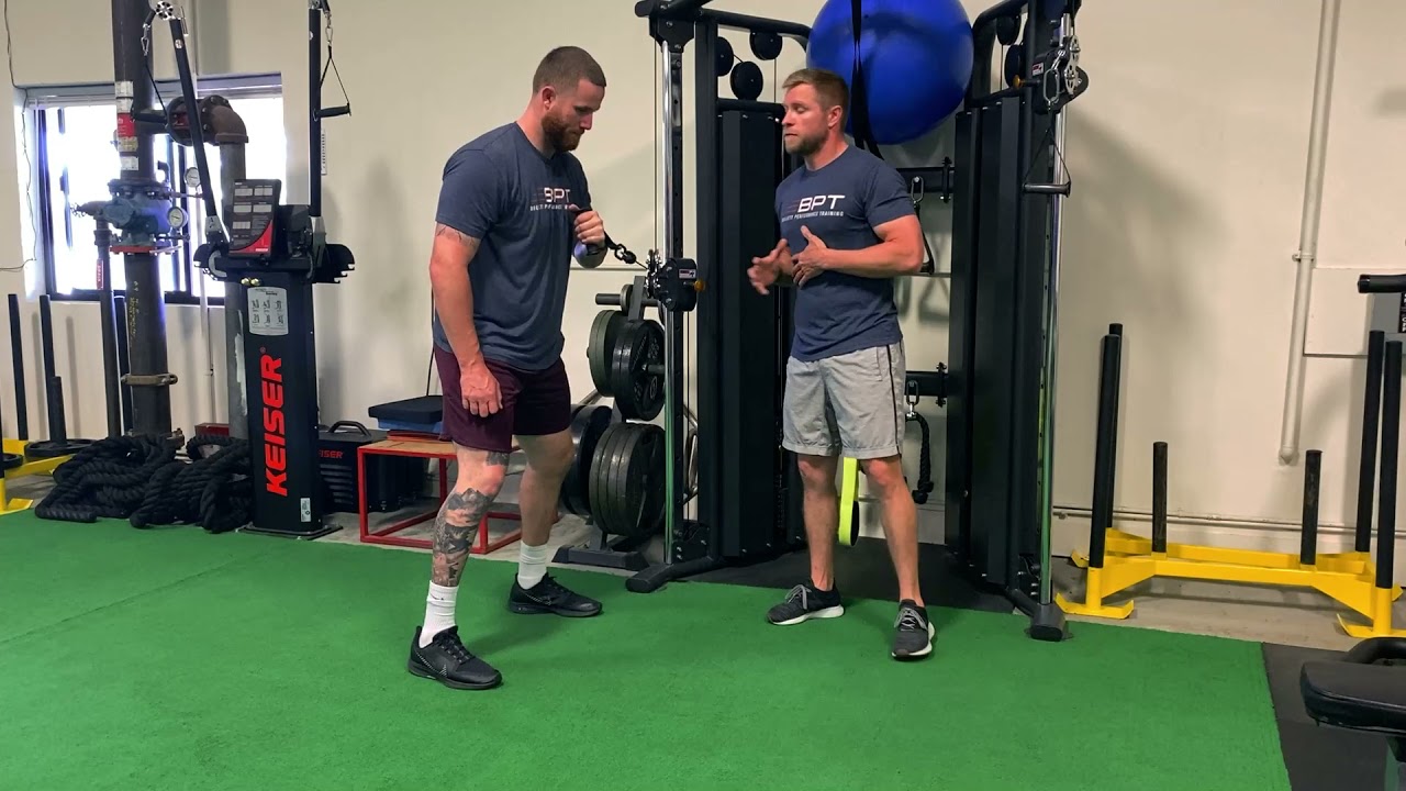 Rotational 1 Arm Cable Press - YouTube