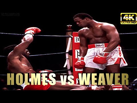 Larry Holmes (USA) vs Mike Weaver (USA) | KNOCKOUT Boxing Fight | 4K Ultra HD