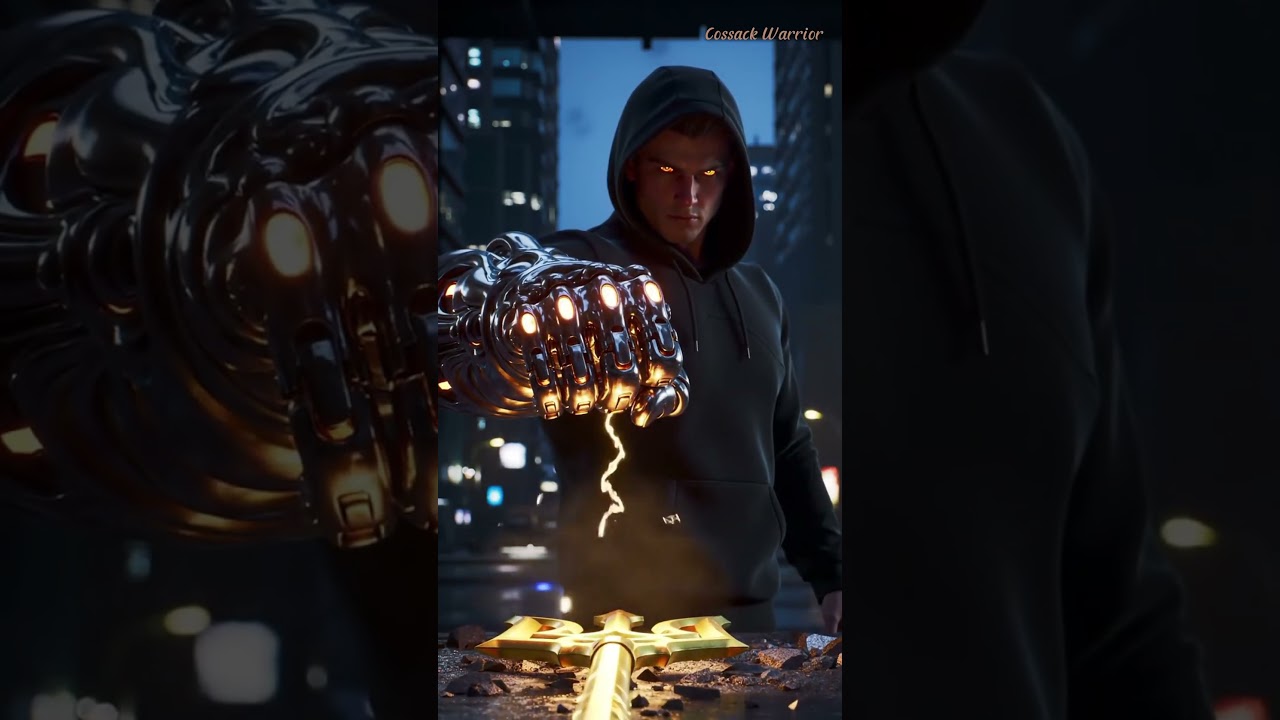 Futuristic Cyberpunk Warrior