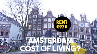 How much does it cost to live in Amsterdam?