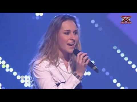 Jennifer Terwel, singing in the theater, live @ X-Factor