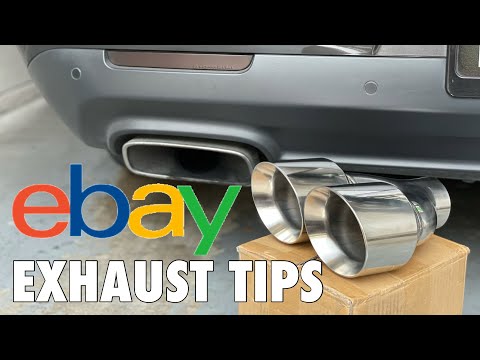 Installing EBAY 4” inch Quad Tips on My Dodge Challenger Scatpack