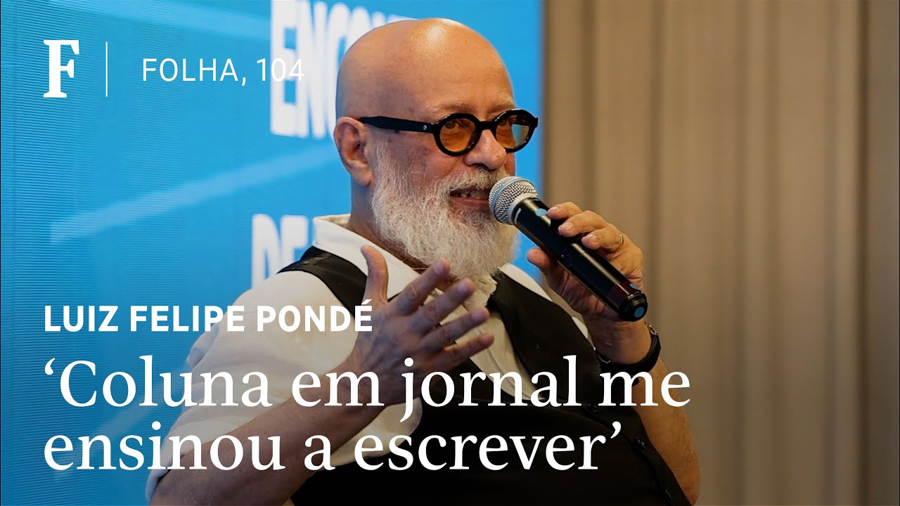 Coluna em jornal me ensinou a escrever, diz Pondé